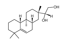 (R)-1-[(2S)-1,2,3,4,4a,4bα,5,6,7,8,10,10aα-Dodecahydro-2,4aβ,8,8-tetramethylphenanthren-2-yl]-1,2-ethanediol Structure