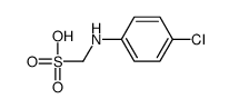 (4-chloroanilino)methanesulfonic acid Structure