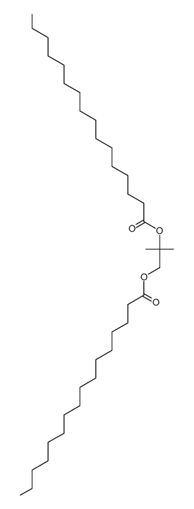 Bis(hexadecanoic acid)2-methyl-1,2-propanediyl ester structure