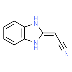delta2,alpha-Benzimidazolineacetonitrile (8CI) Structure