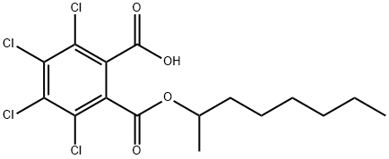 2-octyl tetrachlorophthalate Structure