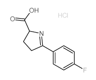 5-(4-fluorophenyl)-3,4-dihydro-2H-pyrrole-2-carboxylic acid Structure
