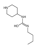 1-butyl-3-piperidin-4-ylurea Structure