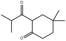 4,4-Dimethyl-2-(2-methylpropanoyl)cyclohexan-1-one structure