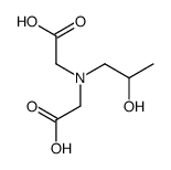 2-[carboxymethyl(2-hydroxypropyl)amino]acetic acid Structure