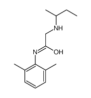 2-(butan-2-ylamino)-N-(2,6-dimethylphenyl)acetamide结构式