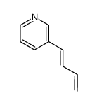 3-[(1E)-buta-1,3-dien-1-yl]-pyridine结构式