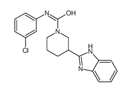 1-Piperidinecarboxamide,3-(1H-benzimidazol-2-yl)-N-(3-chlorophenyl)-(9CI) picture