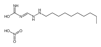(2-decylhydrazinyl)methylideneurea,nitric acid结构式