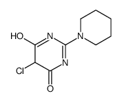 5-chloro-2-piperidin-1-yl-1H-pyrimidine-4,6-dione Structure