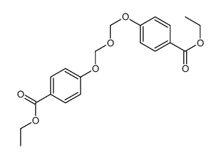 ethyl 4-[(4-ethoxycarbonylphenoxy)methoxymethoxy]benzoate结构式