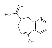 5-oxo-6,7,8,9-tetrahydropyrido[3,2-c]azepine-8-carboxamide结构式