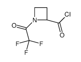 (2S)-1-(2,2,2-trifluoroacetyl)azetidine-2-carbonyl chloride Structure
