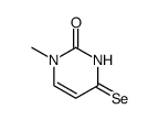 1-methyl-4-selenoxo-3,4-dihydro-1H-pyrimidin-2-one Structure