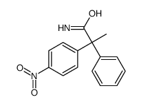 2-(4-nitrophenyl)-2-phenylpropanamide结构式