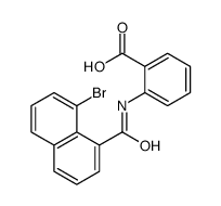 2-[(8-bromonaphthalene-1-carbonyl)amino]benzoic acid Structure