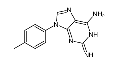 9-(4-methylphenyl)purine-2,6-diamine结构式