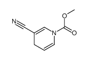 methyl 3-cyano-4H-pyridine-1-carboxylate结构式