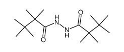 N,N'-Bis-(tetramethylbutyro)-hydrazid Structure