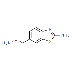 2-Benzothiazolamine,6-[(aminooxy)methyl]-(9CI) structure