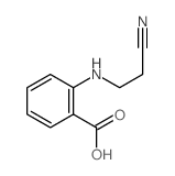 2-(2-cyanoethylamino)benzoic acid Structure