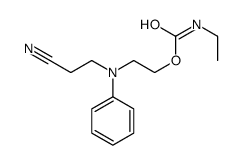 2-[(2-cyanoethyl)phenylamino]ethyl ethylcarbamate结构式