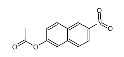 acetic acid-(6-nitro-[2]naphthyl ester) Structure