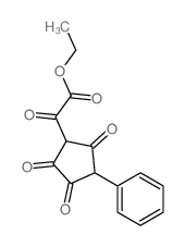 ethyl 2-oxo-2-(2,3,5-trioxo-4-phenyl-cyclopentyl)acetate structure