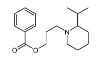 3-(2-Isopropylpiperidino)propyl=benzoate structure