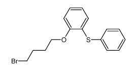 2-(4-bromobutoxy)diphenyl sulfide Structure