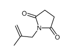 1-(2-methylprop-2-enyl)pyrrolidine-2,5-dione Structure