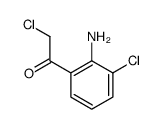 Ethanone, 1-(2-amino-3-chlorophenyl)-2-chloro- (9CI) structure