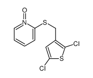 2-[(2,5-dichlorothiophen-3-yl)methylsulfanyl]-1-oxidopyridin-1-ium Structure