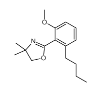 2-(2-butyl-6-methoxyphenyl)-4,4-dimethyl-5H-1,3-oxazole结构式