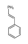 2-phenylethenylphosphane Structure