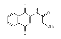 N-(1,4-dioxonaphthalen-2-yl)propanamide结构式