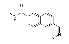 6-methanehydrazonoyl-N-methylnaphthalene-2-carboxamide结构式