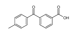 3-(4'-methylbenzoyl)benzoic acid结构式