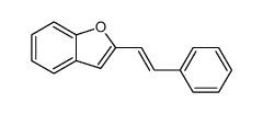 2-(trans-2-phenylethenyl)benzo[b]furan结构式