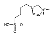 4-(1-methyl-1,2-dihydroimidazol-1-ium-3-yl)butane-1-sulfonic acid结构式