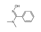 (E)-N,N-Dimethylbenzamid-oxim结构式