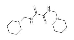 N,N-bis(1-piperidylmethyl)ethanedithioamide Structure