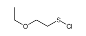 2-ethoxyethyl thiohypochlorite Structure