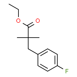 Ethyl 3-(4-fluorophenyl)-2,2-dimethylpropanoate structure