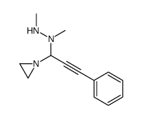 1-[1-(aziridin-1-yl)-3-phenylprop-2-ynyl]-1,2-dimethylhydrazine Structure