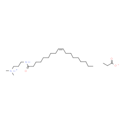 dimethyl[3-(oleoylamino)propyl]ammonium propionate结构式