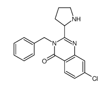 3-benzyl-7-chloro-2-pyrrolidin-2-ylquinazolin-4-one Structure