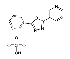 2,5-dipyridin-3-yl-1,3,4-oxadiazole,perchloric acid Structure