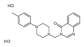 3-[[4-(4-methylphenyl)piperazin-1-yl]methyl]quinazolin-4-one,dihydrochloride Structure