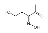 2,3-Pentanedione, 5-hydroxy-, 3-oxime (9CI)结构式